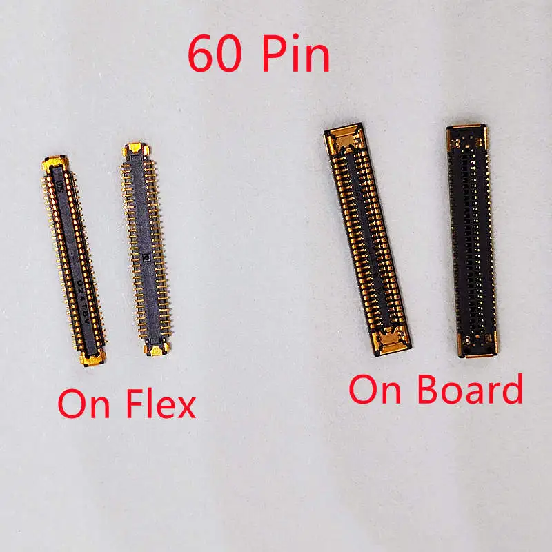 5-20szt Ładowarka USB Port ładowania Złącze FPC 60Pin Do Samsung Galaxy S21 Ultra G998B S21 5G G991U S21+ G996B Wtyczka Na Płytce