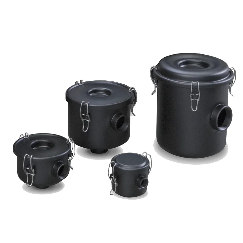 Vacuum Pump Air Inlet Filter Shell Steel Pipe Dust Filter Parts In Stock