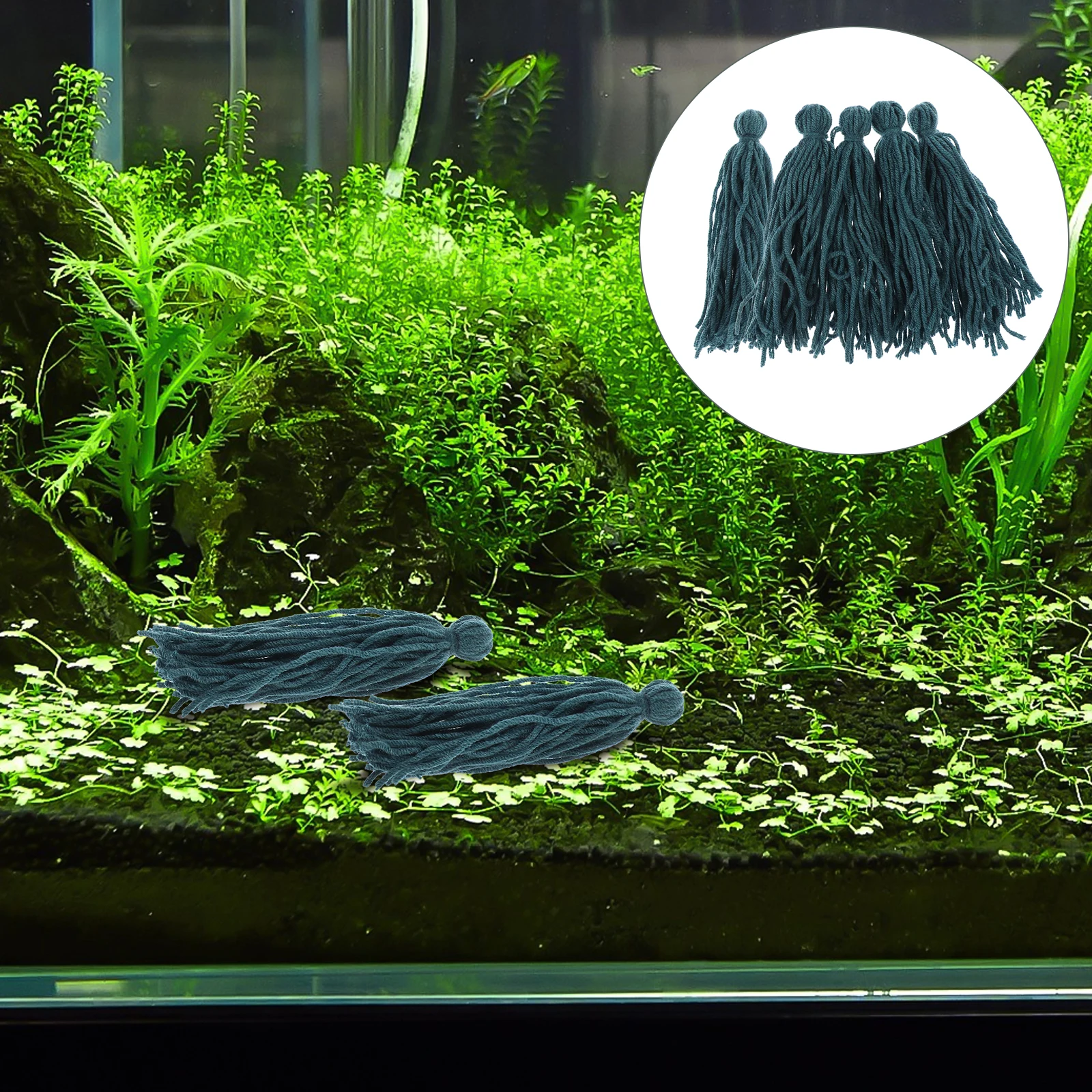 

5 Pcs Spawn Mop Fish Spawning Breed Mops Aquarium Breeding Tool Reproduction Yarn Floating