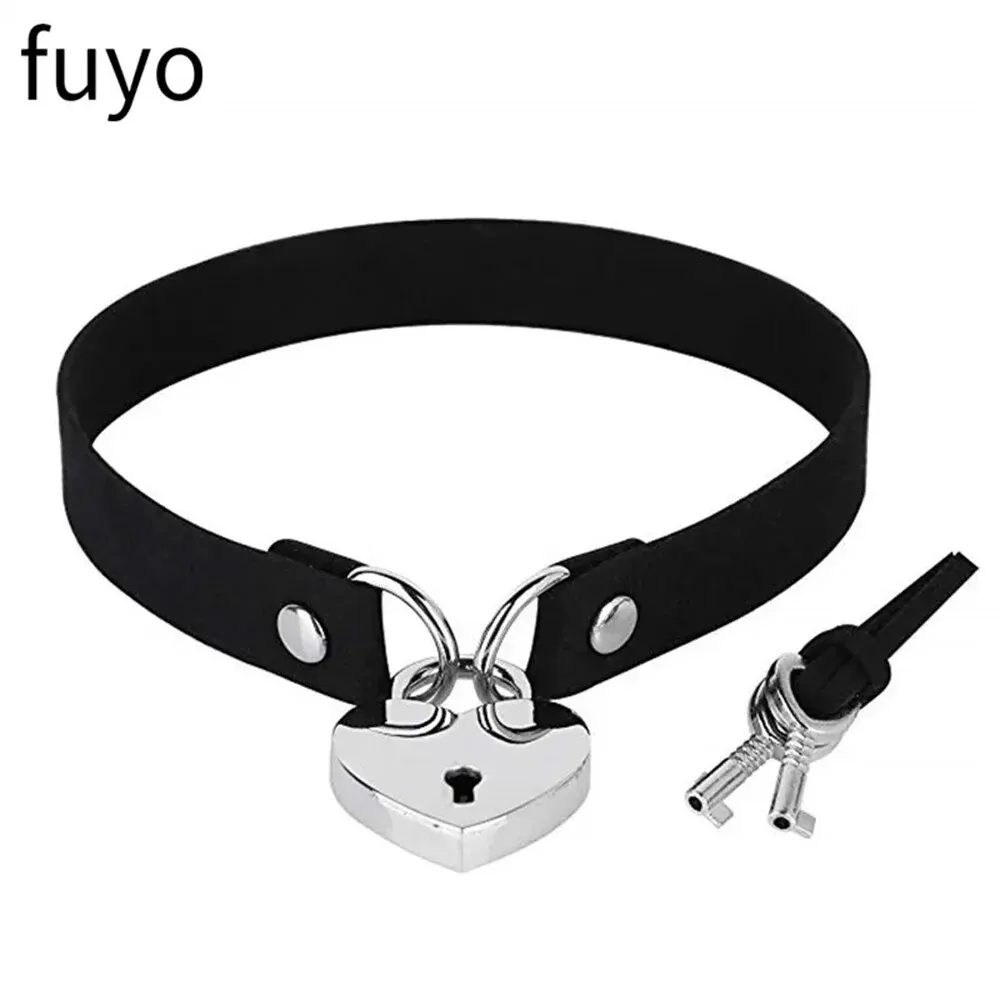 Woman Black Punk Choker Collar Necklace Pu Leather Goth Rivets Choker Necklace Pendientes Party Club Sexy Gothic Femme Jewelry