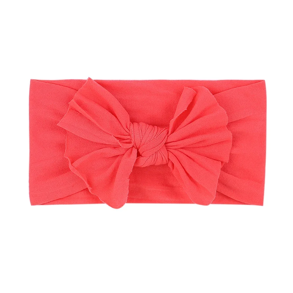 1PC Soft Elastic Headband for Baby Girl Elastic Twist Bow Cotton Hair Band Newborn Wide Turban Hair Bands Baby Hair Accessories