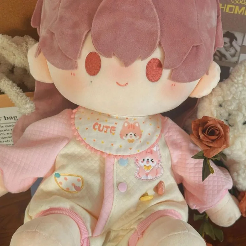 Doll Clothes Cartoon 40CM Cute Jumpsuit Cotton Doll Plush Toy Replacement Clothing Kids Toy Gifts Doll Accessories Holiday Gift