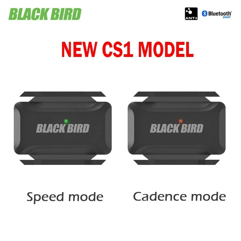 BLACKBIRD CS1 Speed Cadence Sensor Bluetooth ANT Computer Speedmeter Dual Sensor Bike Accessories Compatible with Garmin Strava