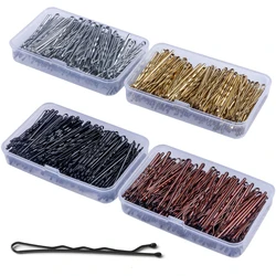 150pcs Women Solid Casual Bobby Pin Box Set For Daily Life Pins Female Hair Clips For Makeup Tools Hair Styling Accessories