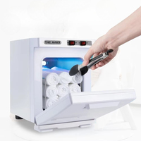 5L Heated UV Towel Sterilizer Mini Smart Fast Heating Disinfection Cabinet Towel Warmer for Spa Salon & Household Gym Hotel Use