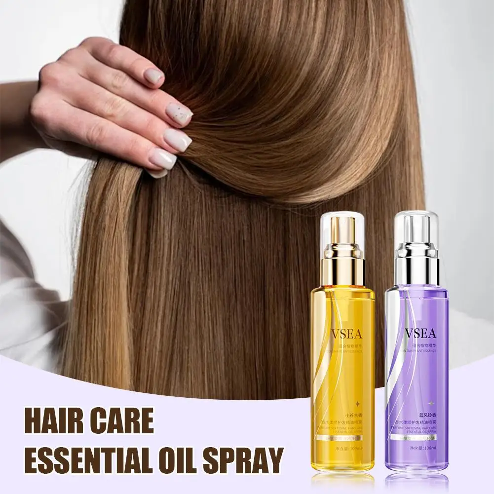 

Hair Care Essential Oil Repair Dry Damaged Anti Frizzy Moisturizing Strengthening Nourishing Conditioner Hair Smoothing Spray