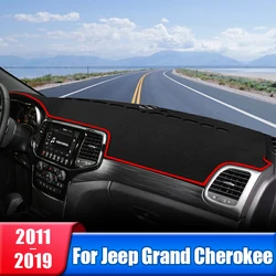Car Dashboard Cover For Jeep Grand Cherokee 2011 2012 2013 2014 2015 2016 2017 2018 2019 Instrument Desk Sun Shade Accessories