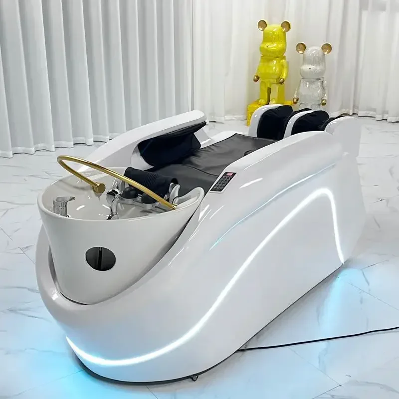 

Economic Hair Machine Head Spa Massage Massage Smart Water Circulation Spa Bed Pedicure Chair Shaving Chairs Professional Sillas