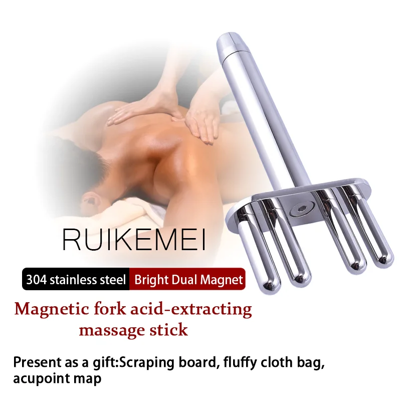 Stylo de massage magnétique pour points d'acupuncture, utilisation quotidienne pour le bien-être personnel, dispositif de décongestion, soulage la fatigue et favorise la relaxation, portable pour la maison.