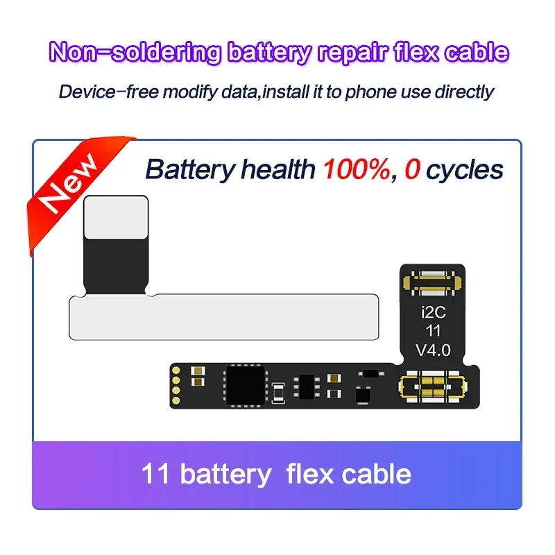 I2C สายเฟล็กซ์สำหรับ iPhone 15 14 13 12 11 PRO MAX I6S I2c BR-13 KC01 KC02S แท็ก KC03บนสายเคเบิล