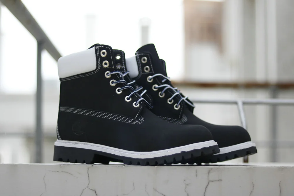 Повседневные высокие ботинки унисекс, осенние, удобные, на хлопковой подкладке, с круглым носком, на низком каблуке, однотонные ботильоны