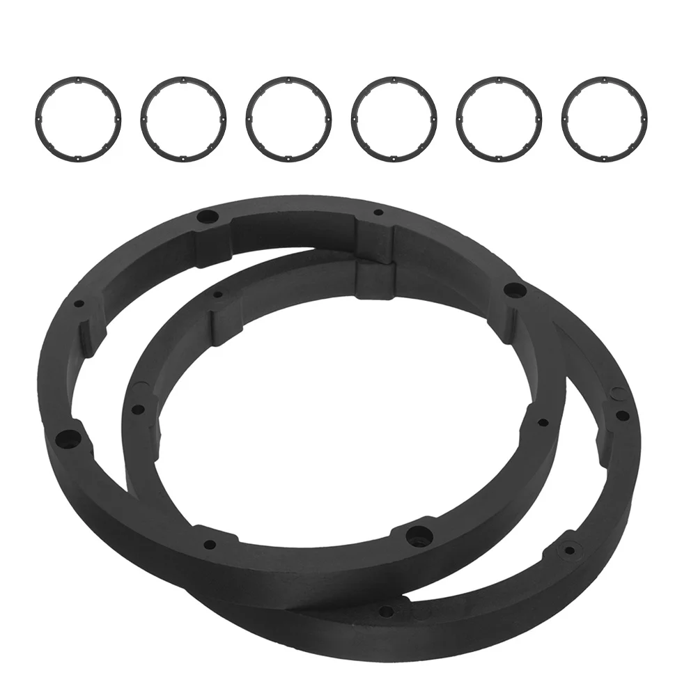 

8pcs Car Audio Speaker Adapter Rings 6.5 Inch Universal Fit For Front Rear Door Speakers Noise Isolation Resistant To