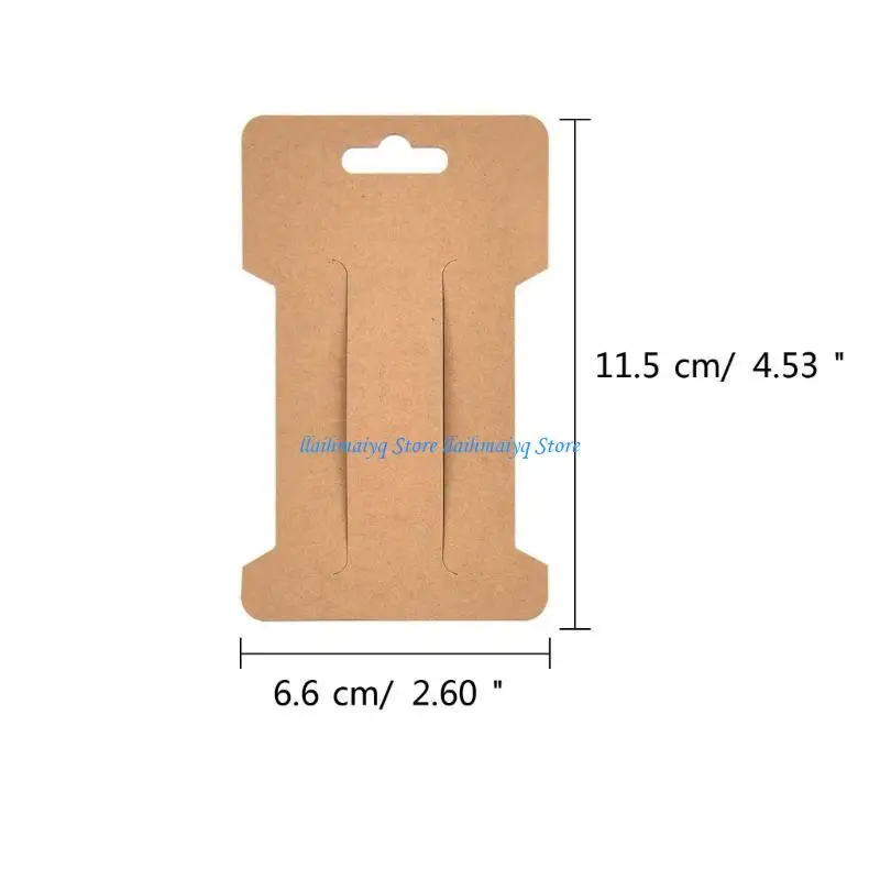 573B حزمة من 100 بطاقة هير دبوس بطاقات العرض متعددة الاستخدامات لإكسسوارات الشعر متعددة الاستخدام #6