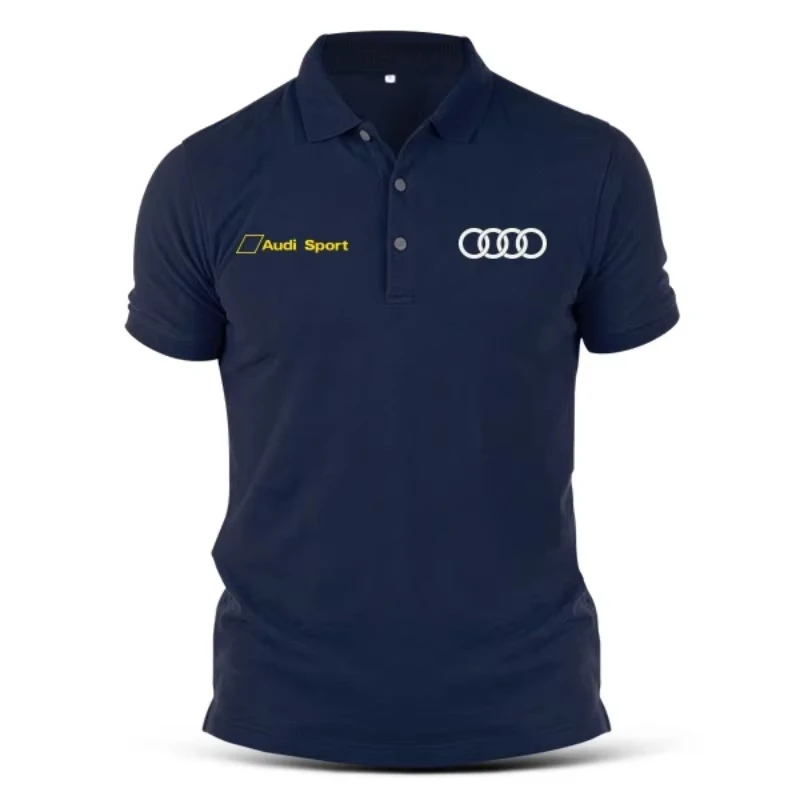 Camiseta Polo Deportiva Audi Sport RS S Line, Ropa Audi, Moda Casual, Estilo Urbano, Uso Diario