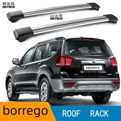 2Pcs Roof Bars for KIA - BORREGO MOHAVE [2007-2019] Aluminum Alloy Side Bars Cross Rails Roof Rack Luggage Load 100KG