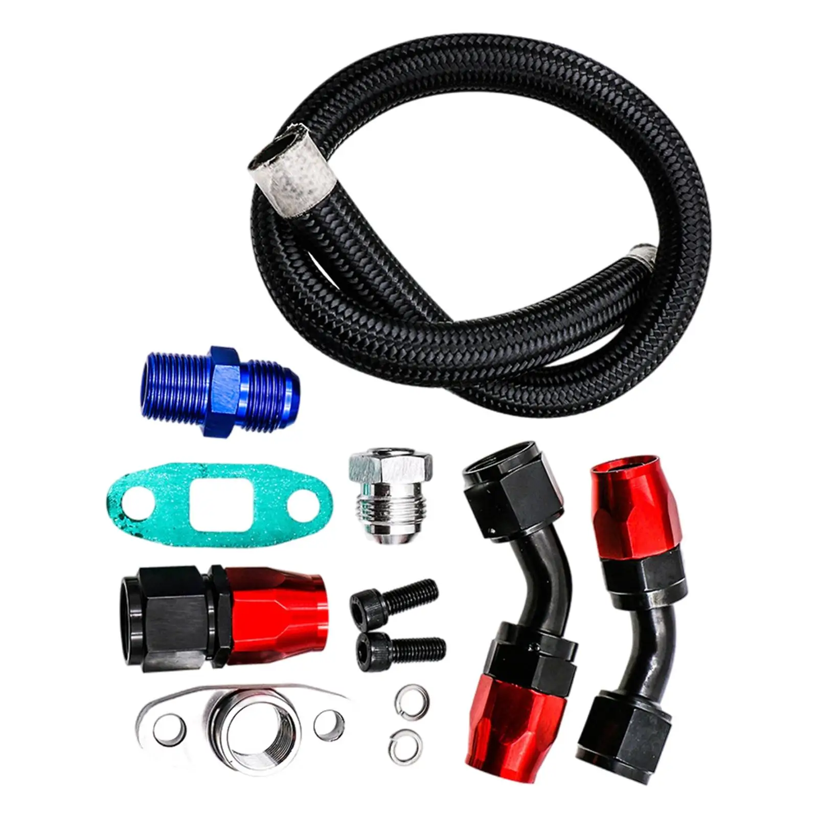 Turbo Oil Drain Return Line Oil feed Kit Fit for T3 Replacement Parts