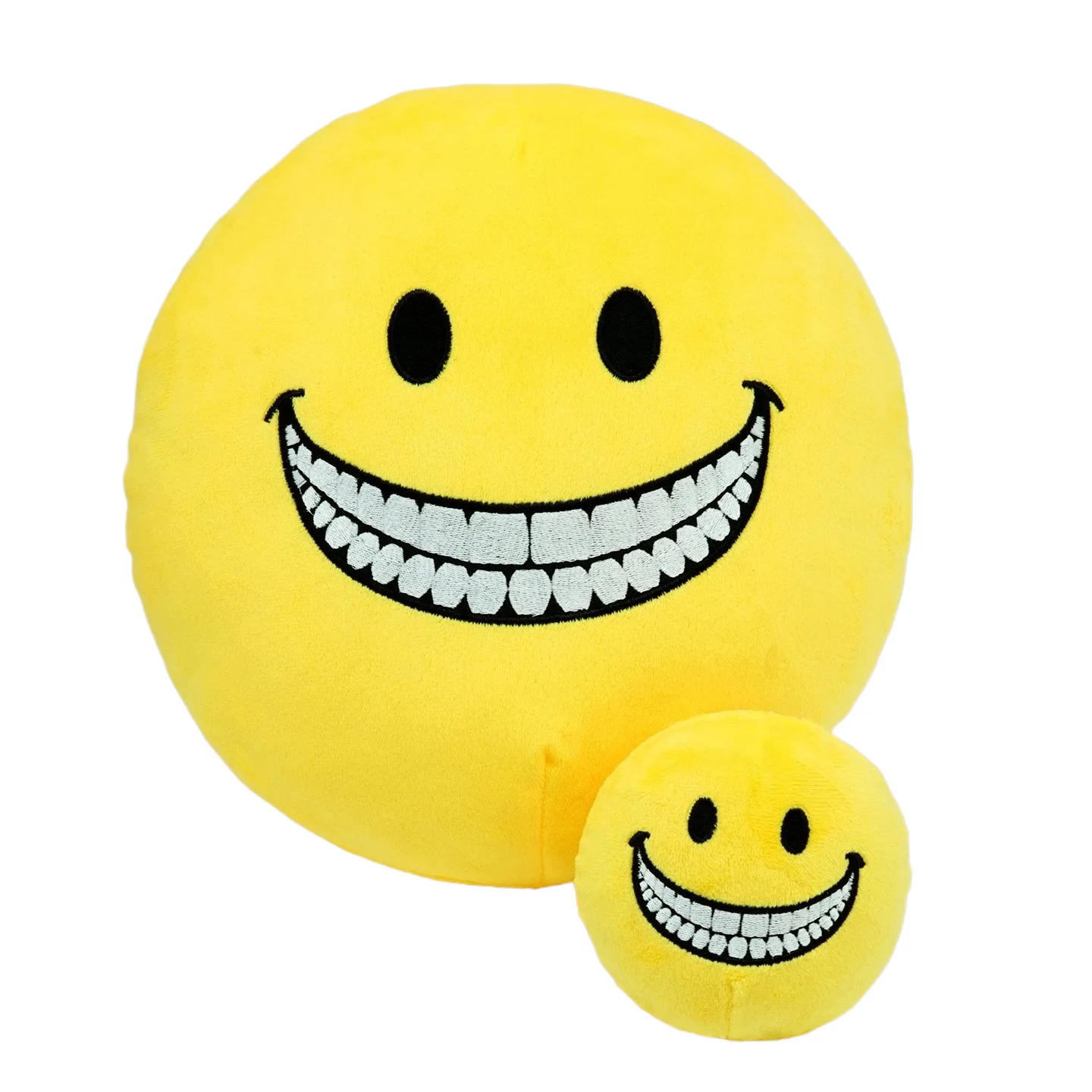 Verity Gruseliges Emoji Gelbes Plüschtier Weiche Stoffpuppe Gruseliges Emoji Verity Spielcharakter Kleine Sojabohne Geburtstags- und Halloween-Geschenk – Detail 4