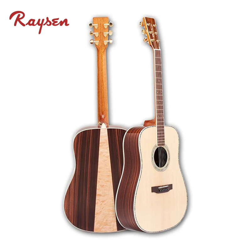 

Wavegarden High End Handmade Acoustic Guitar Solid Top Professional Guitar 41''