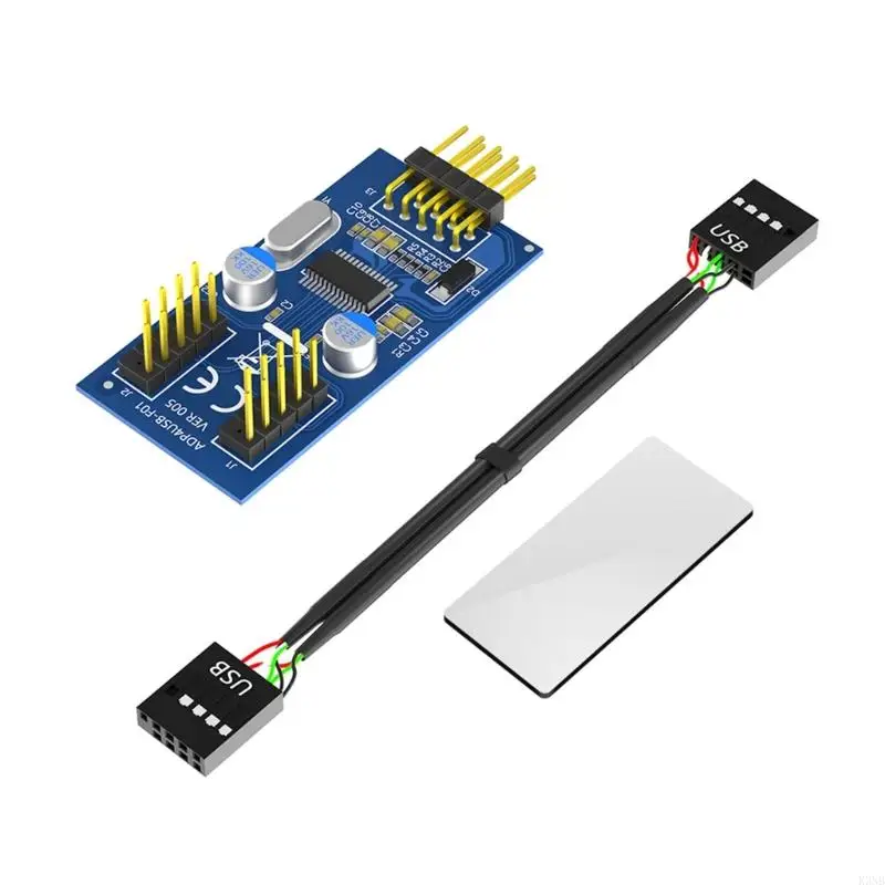 

K3NB USB2.0 Cable Cable Cable Connectors Мультипликаторы порта порта для вентилятора процессора, свет