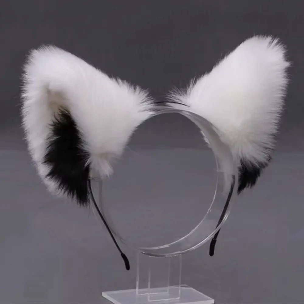 Cute Anime Cat Ears Headband Lolita Animals Hair Band Three-dimensional Hair Clip Furry Cosplay Headwear Girls