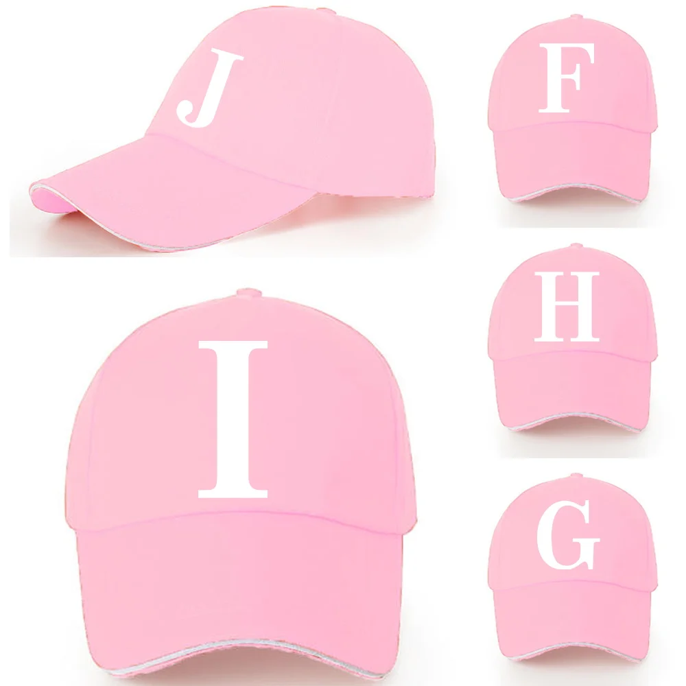 Summer Golf Adjustable Baseball Caps Unisex Sports Outdoor Sunscreen Quick-Drying Casual Caps Women Men White Letter Series Hats