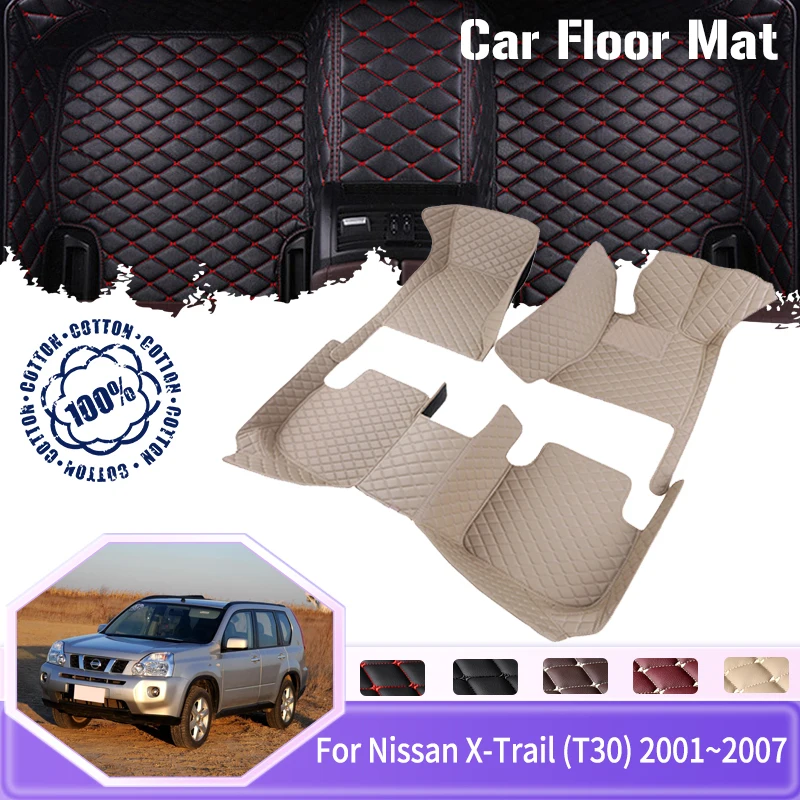 

Car Mats Floor For Nissan X-Trail T30 2001~2007 5seat Waterproof Floor For Cars Rug Tappetini Alfombra Para Auto Car Accessories