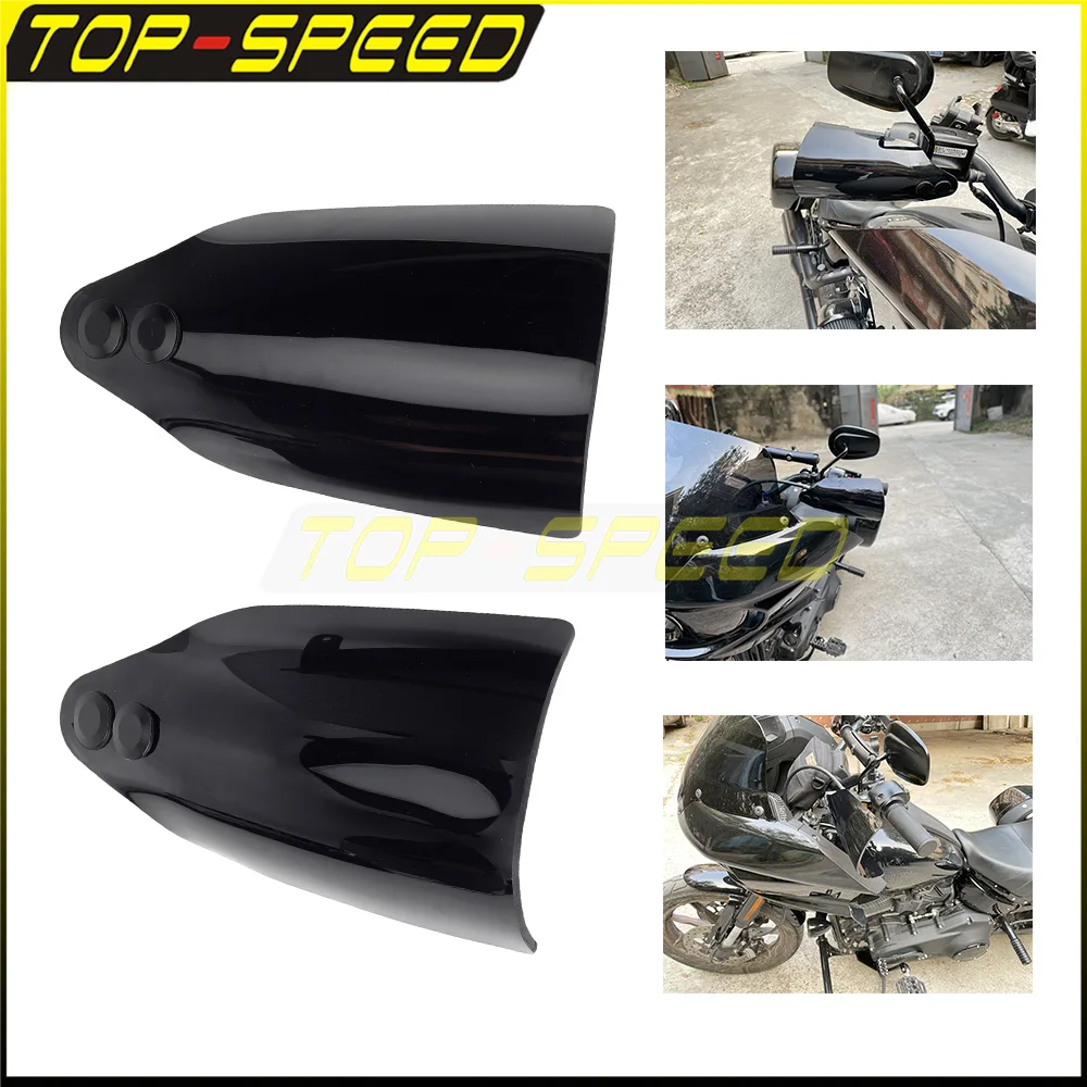 Motorcycle Hand Guard Handle Wind Shield Handguards Hand Guard Cover For Harley Softail Street Bob Standard Heritage Classic