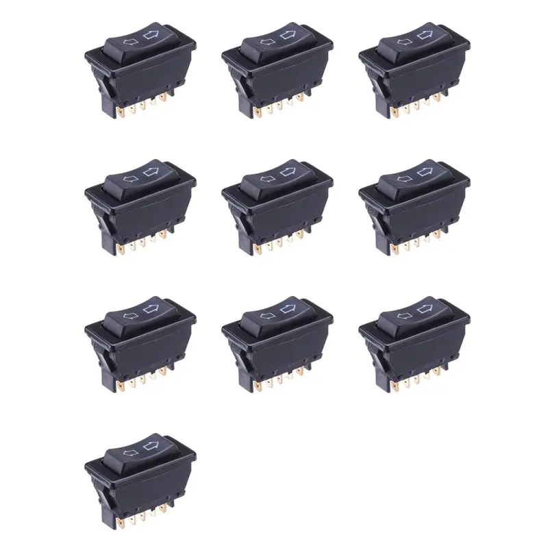 Strange 10X Universal Electric Power Window Switch Button 5 Pin 20A 12VDC For Car Truck Vehicle