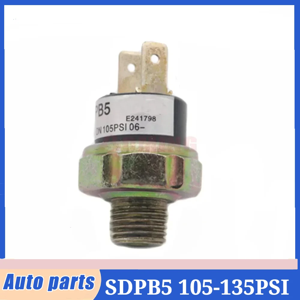New Car Air Compressor Pressure Control Switch Tank Mount Thread Valve OFF 135PSI ON 105PSI For Train Horn 105-135PSI SDPB5