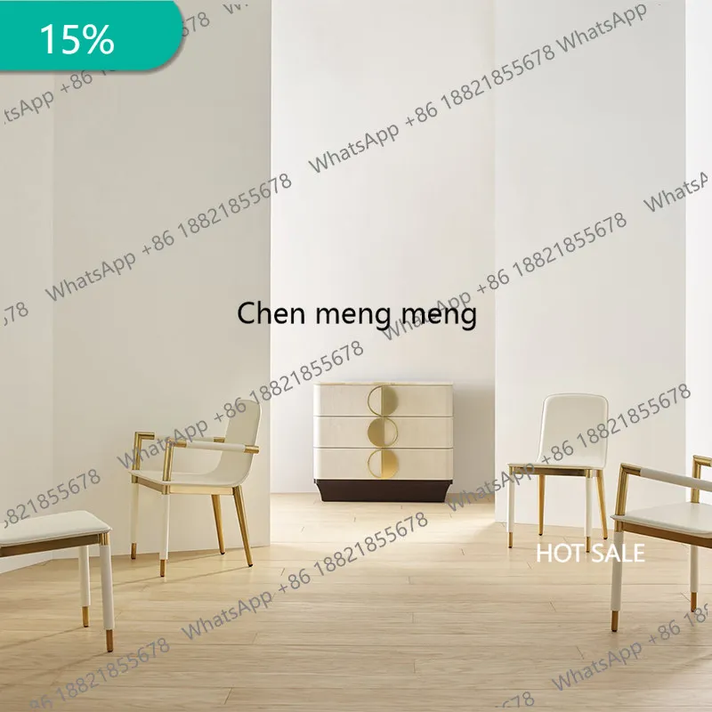 B182 American light luxury simple three pumping bedroom small chest furniture whole house high-end customization