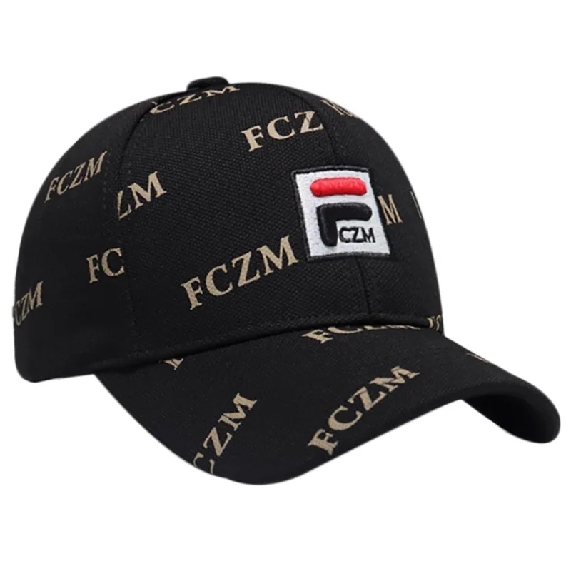 Casquette de baseball brodée FCZM pour hommes, chapeaux 3D, unisexe, agrandie et approfondie, casquette Snapback, livraison directe