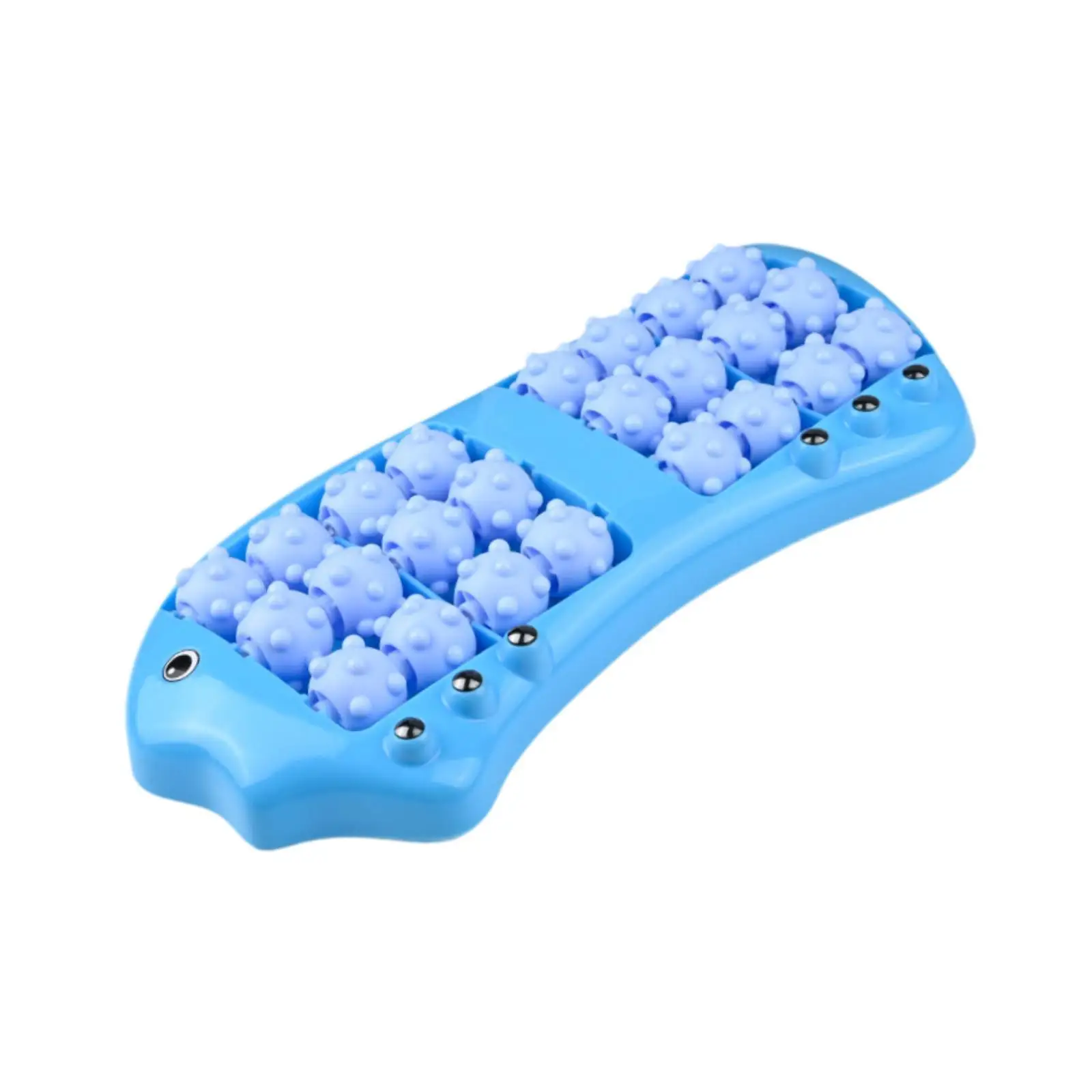 Foot Massager Roller Foot Acupoint Mat Flat Space Saving Uneven Design Compact Sole Roller Beads Massager for Workers