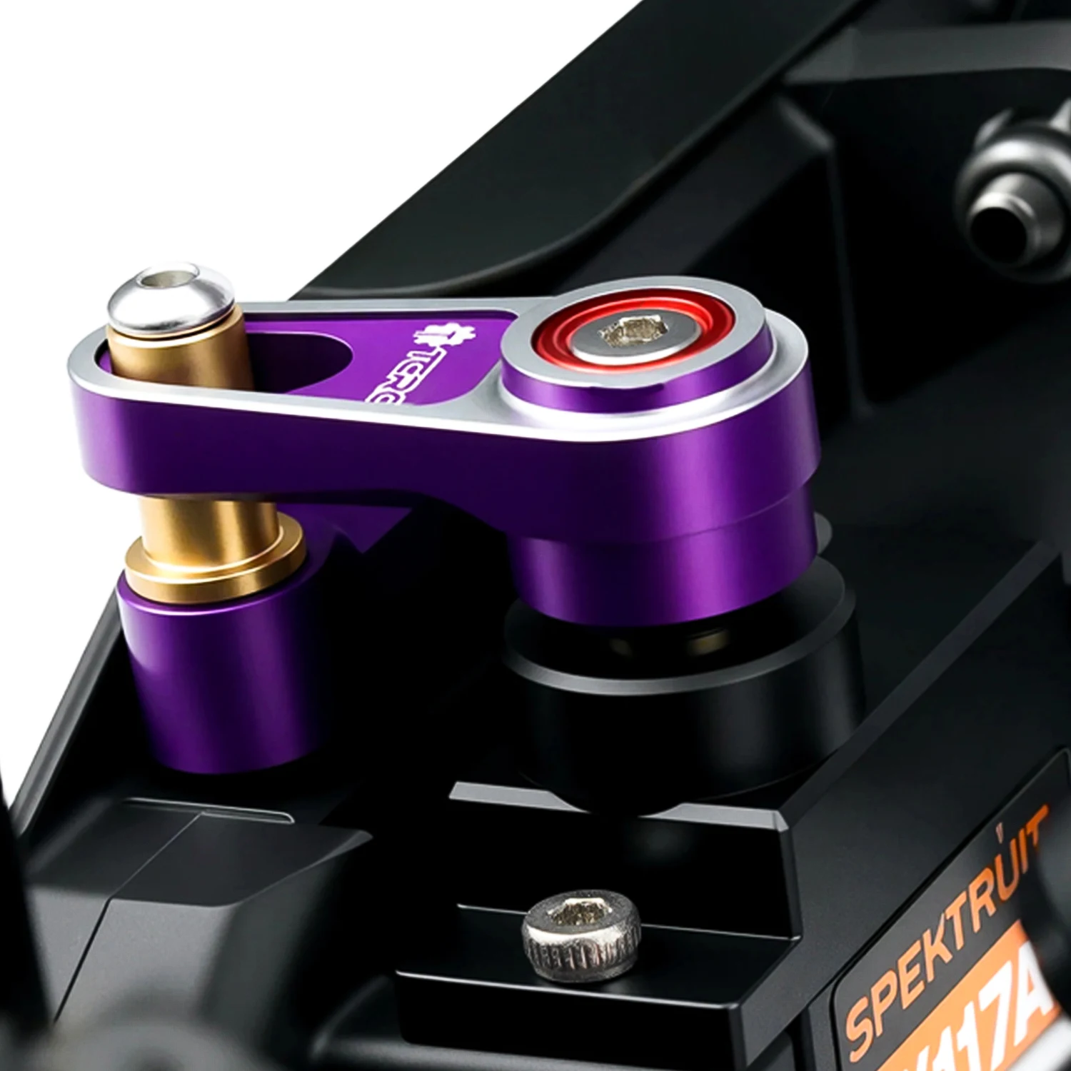 TCRC 7075 Aluminum Rear 20T Servo Horn with Adjustable connecting rod for Axial 1/8 AXP8 Gilamon Trail Buggy Upgrade - view 5