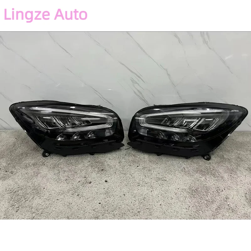 Fit For Mercedes-Benz AMG GT Headlight 2020-2021 C190 W290 GT AMG Multibeam LED Headlamps Plug And Play Upgrade And Modification