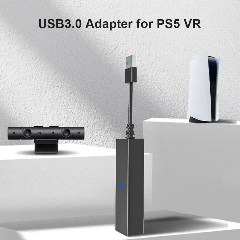 For PS5 VR Cable Adapter For PS5 Console USB3.0 Mini Camera Connector PS VR To PS5 Cable Adapter For PlayStation 5 Accessories