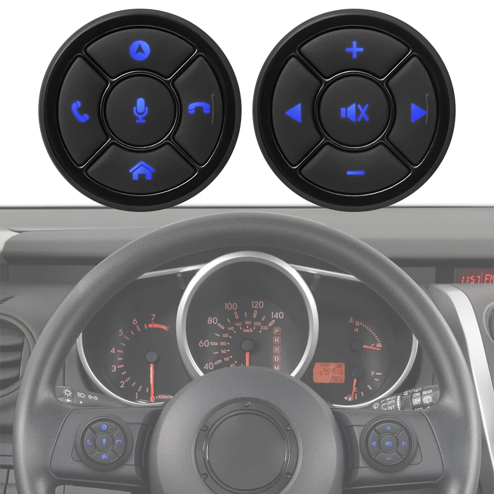 New Universal 10 key Wireless Car wireless steering wheel control Car DVD GPS Multimedia Navigation Control Buttons Auto Parts