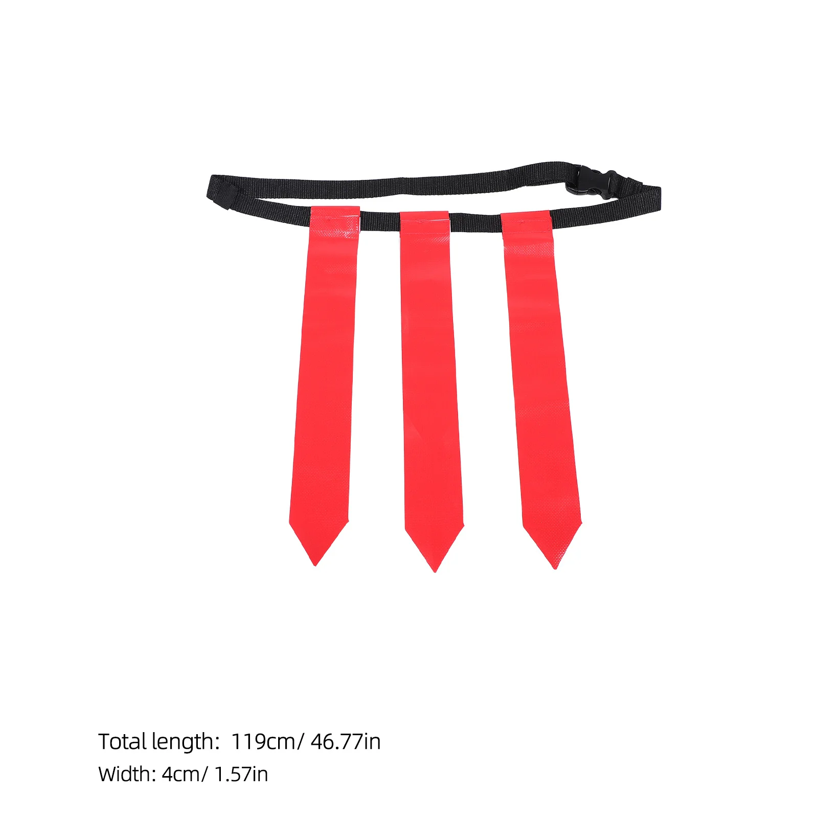2 Buah Sabuk Flag Football untuk Latihan Bahan Nylon PVC yang Tahan Lama Mudah Dibawa dan Disimpan untuk Tim Remaja dan Dewasa Sabuk Flag Football