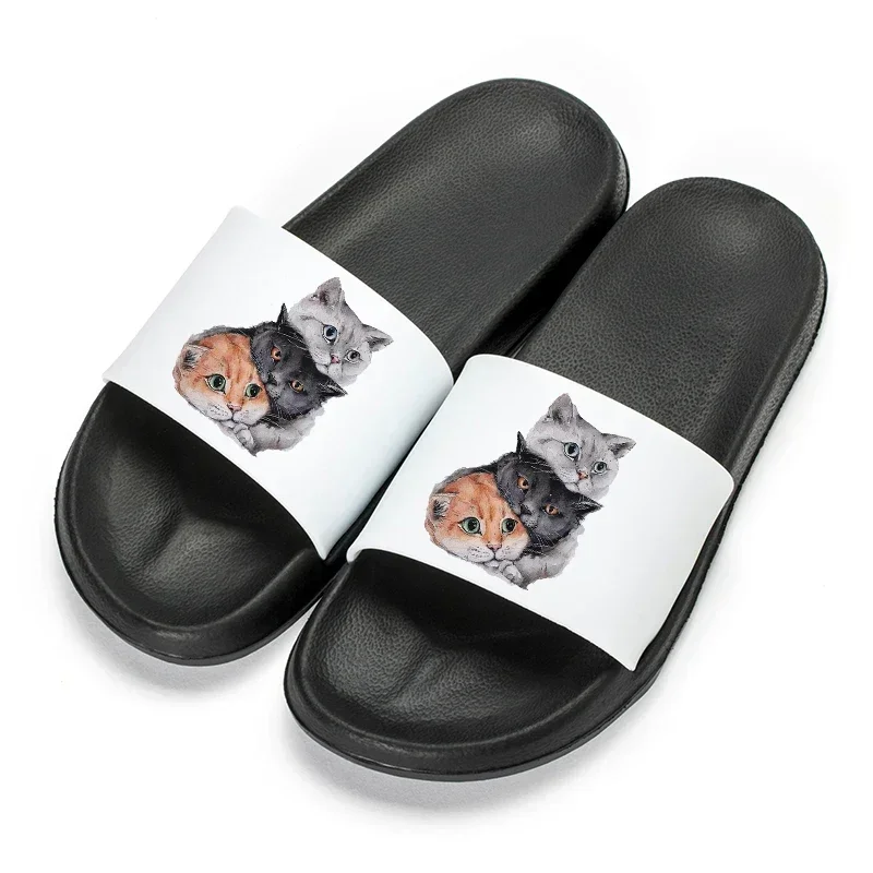 

Thick Platform Women Slippers Eva Soft Sole Cute Dog Slippers Summer Beach Slide Leisure Bathroom Anti-Slip Shoes Lady Sandals