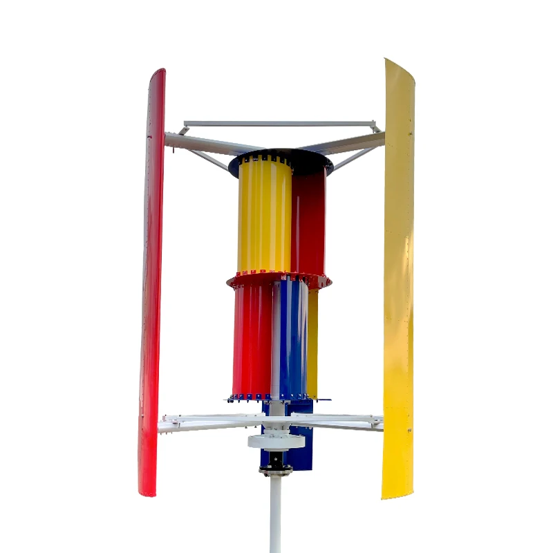 380V/220V/110V/96V/48V 10000W-15000W Vertical  Axis Wind Turbine With  On-Grid Inverter Wind Solar Low Speed for You