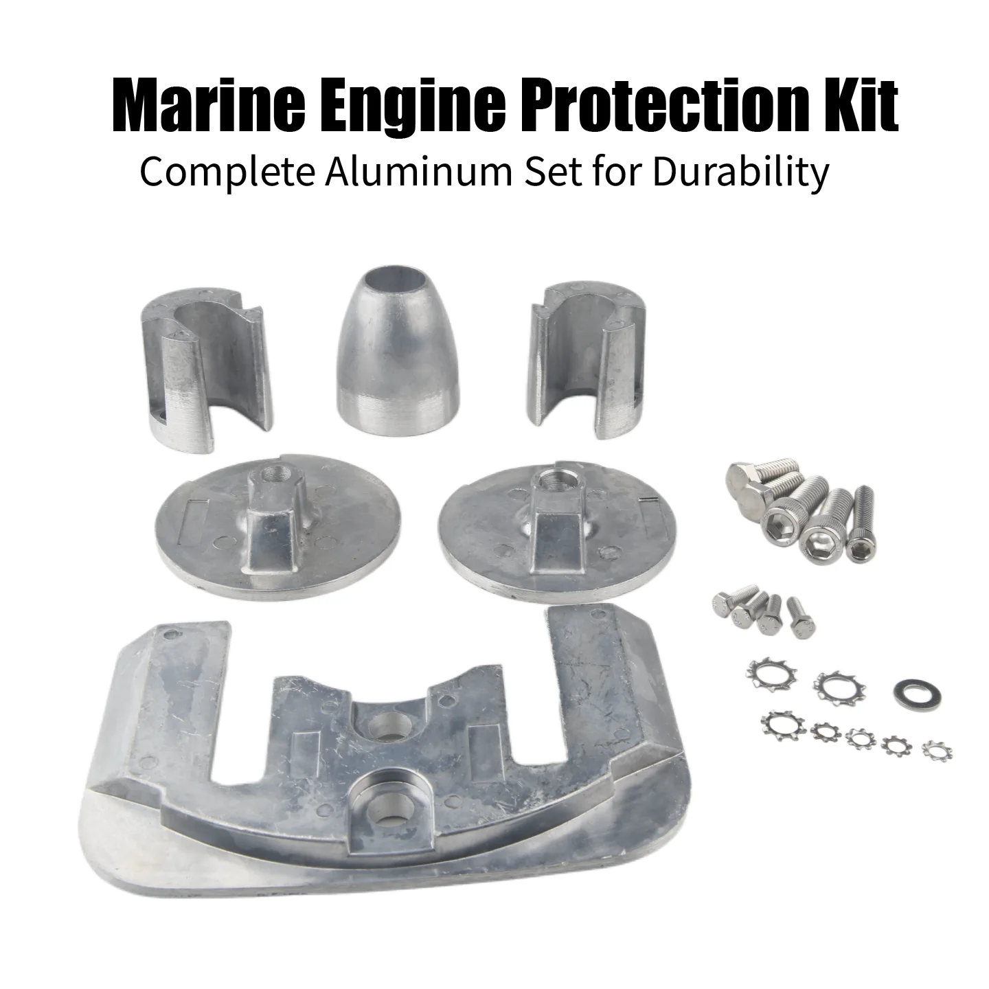 Aluminum Complete  Anode Kit Compatible with 2004+ Mercruiser Bravo 3 III Drives Sterndrives Replace for CMBRAVO3KITA