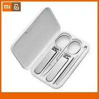 Xiaomi mijia Manicure Nail Clippers 5pcs/set Pedicure Portable Travel Hygiene Kit Stainless Steel Nail Cutter Tool Set Original