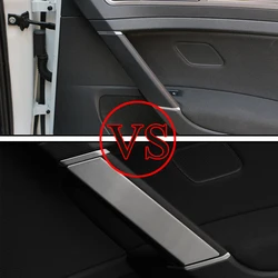 Car Inner Door Armrest Handle Trim for Volkswagen VW Golf 7 7.5 MK7 2013 - 2019 Sticker 4Pcs Decoration Cover Accessories