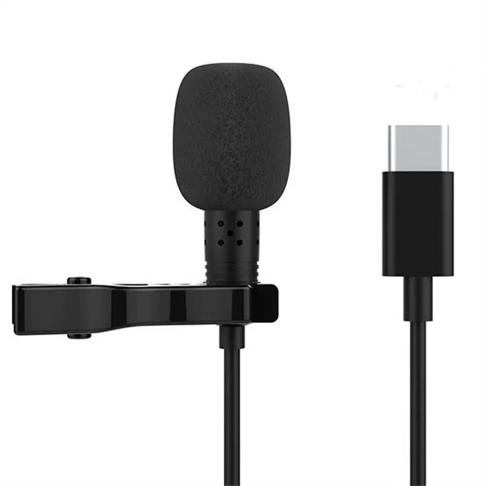 

Voice Recording Mobile Phone Noise Reduction Live Broadcast Small Microphone Clip on Lavalier Microphone Lapel Microphone