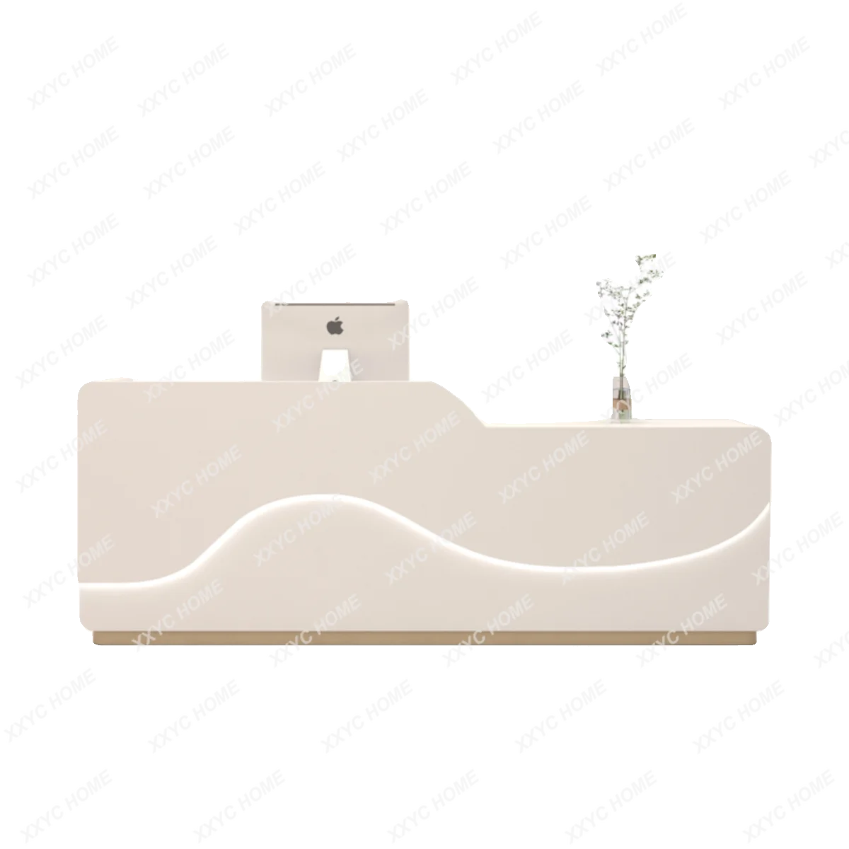 مكاتب الاستقبال الحديثة البسيطة صالون تجميل متجر الملابس مكاتب الاستقبال بار الفم