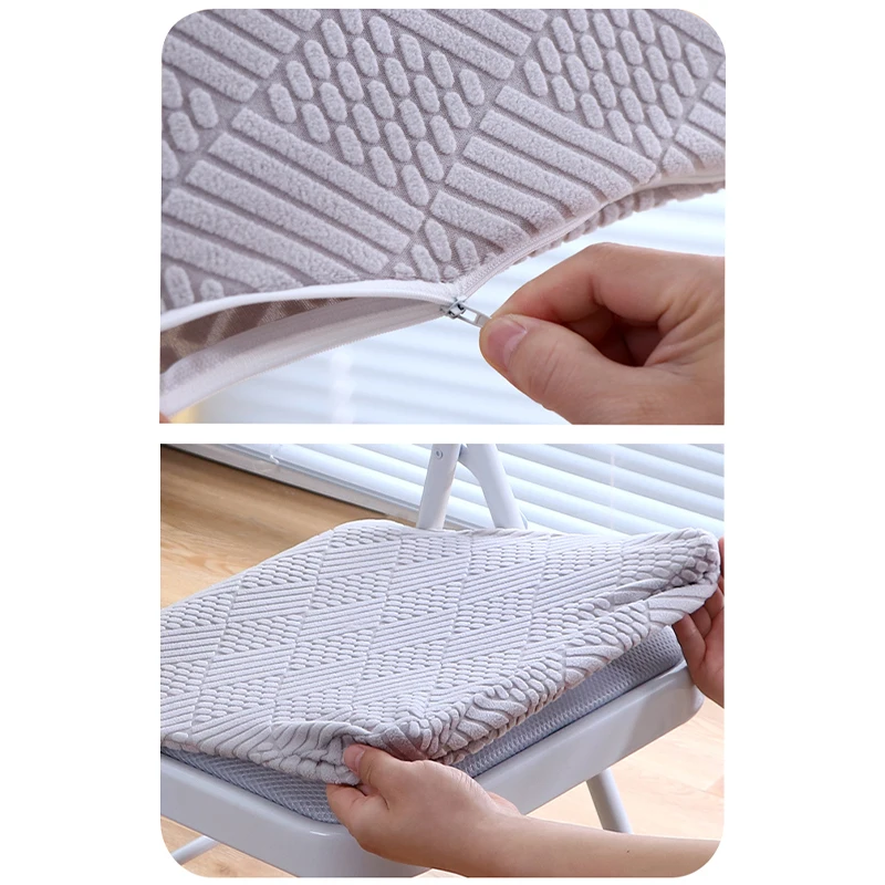 Fodera per sedia elasticizzata in tinta unita universale elastica adatta per sedie pieghevoli, da pranzo, da ufficio e da cucina Fodera per schienale lavabile