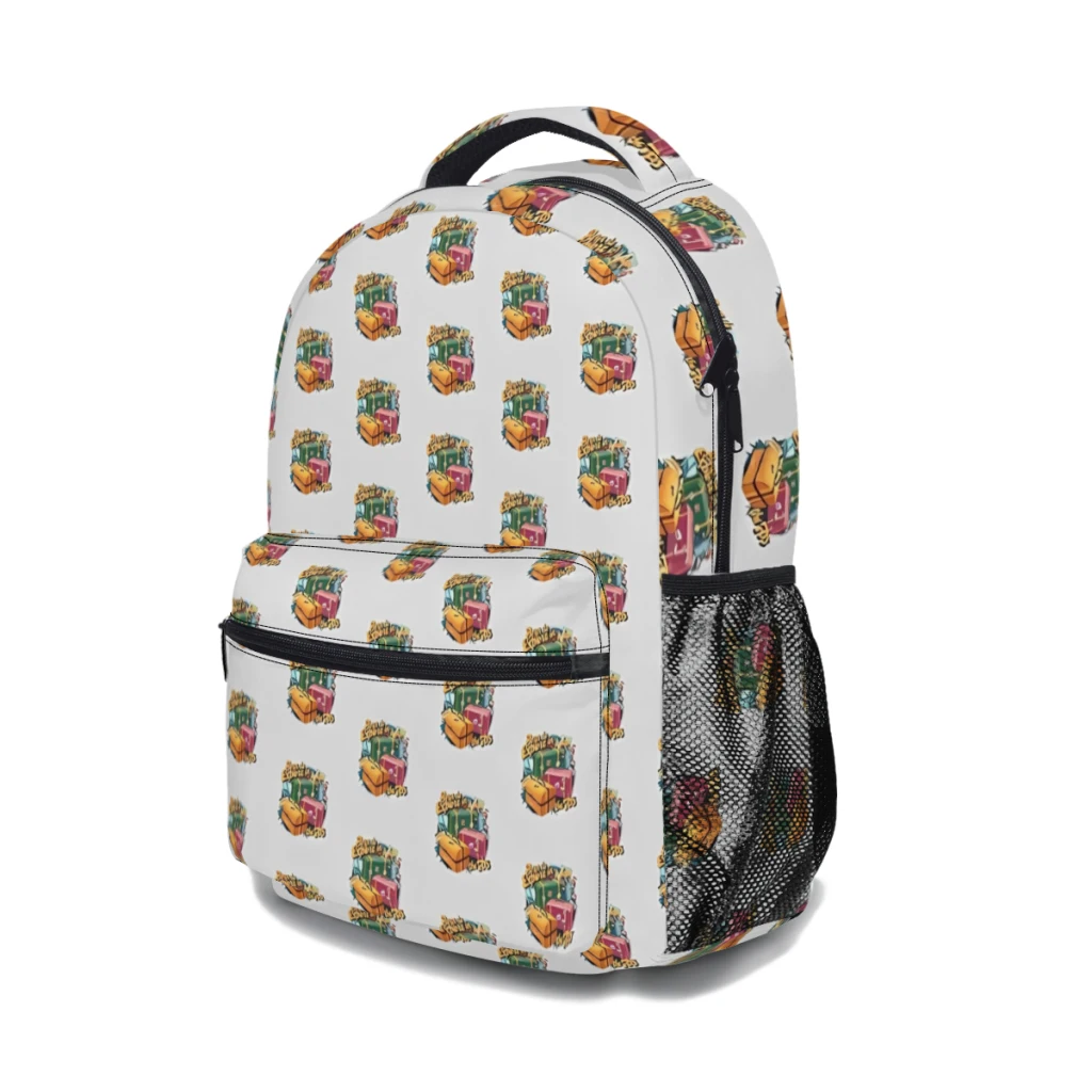 Mochila impermeável High School, Laptop Travel Book Bag, Moda Feminina, Nascido para Explorar na década de 70, 17"