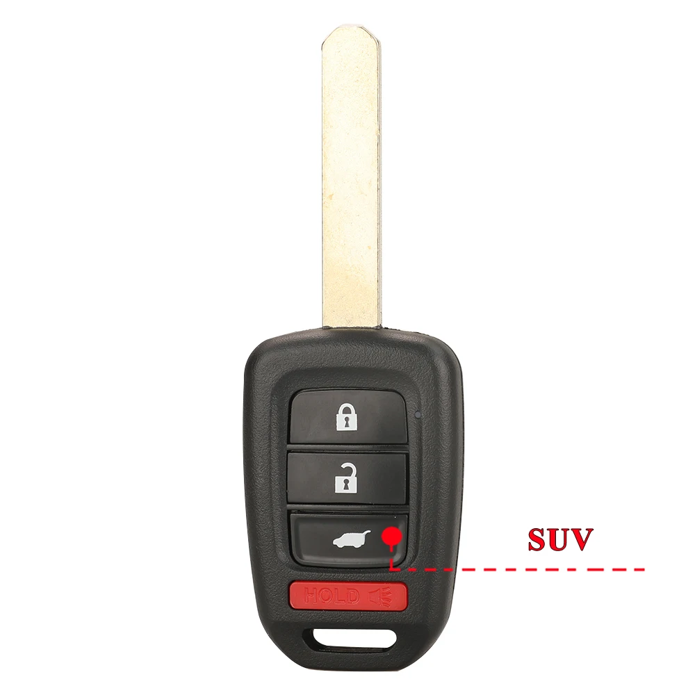 Jingyuqin 2/3/4 Tasten Remote Key Shell Für Honda Accord CR-V FIT XRV VEZEL CITY JAZZ CIVIC HRV FRV Remote Key Case Fob