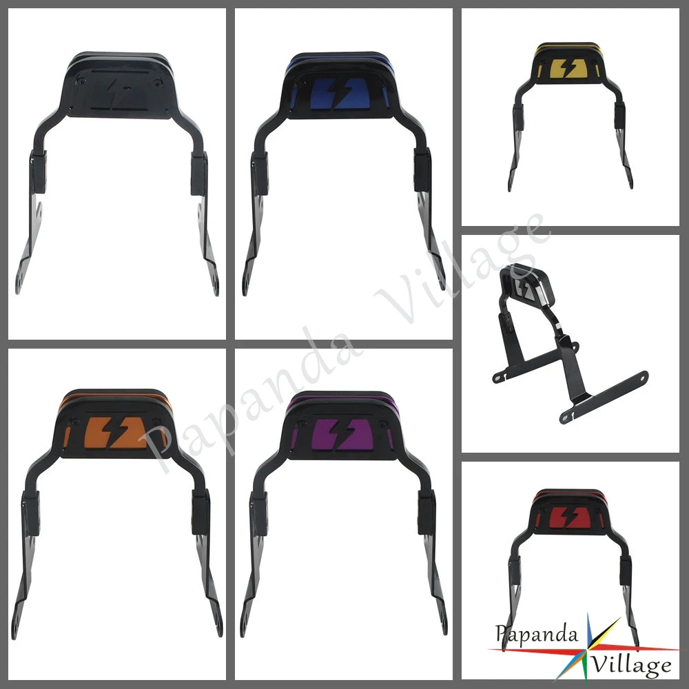 Mini Sports Sissy Bar Motorcycle Passenger Seat Backrest For Harley Dyna Switchback FLD 2012-2016 Super Glide CVO  2007-2008 view 6