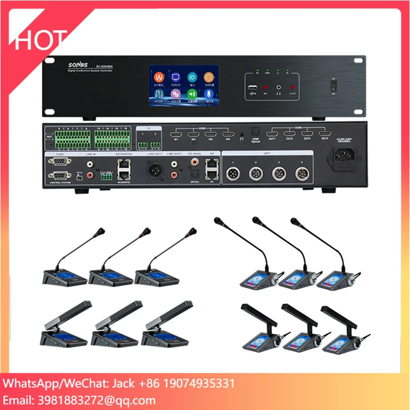 

5G Wifi Wireless Conference Microphone Conference Chairman Audio Conference System