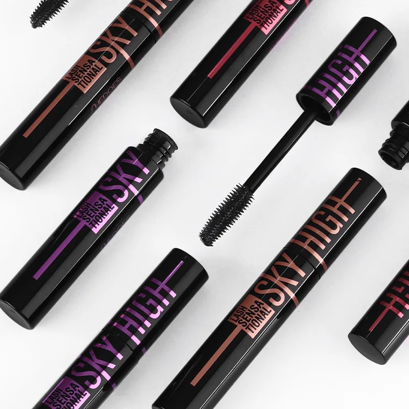 24Pcs Silk Fiber Lash Lengthening Thickening Softer Fuller Lashes Extensions Long-Lasting Smudge-Proof Eyelash Mascara